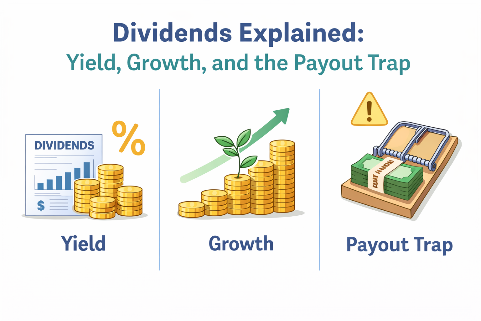 Dividends Explained: Yield, Growth, and the Payout Trap